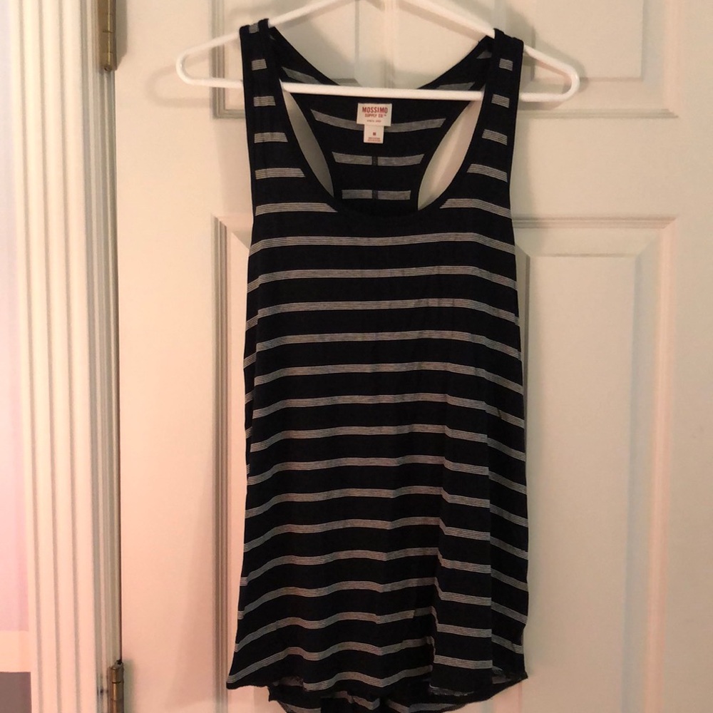 Black and white tank